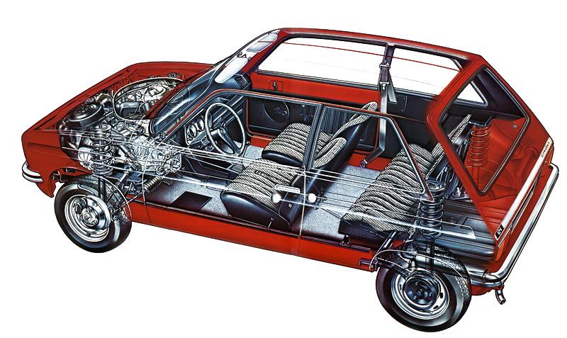 1976 Citroën LN vue fantome