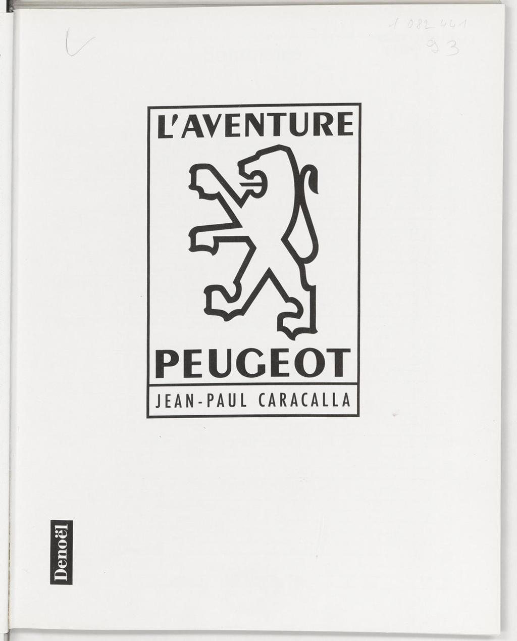 1990 L'Aventure Peugeot
