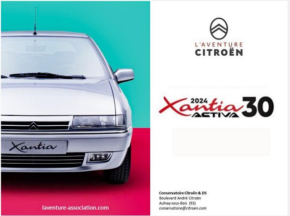 Affiche 30 ans xantia activa 2