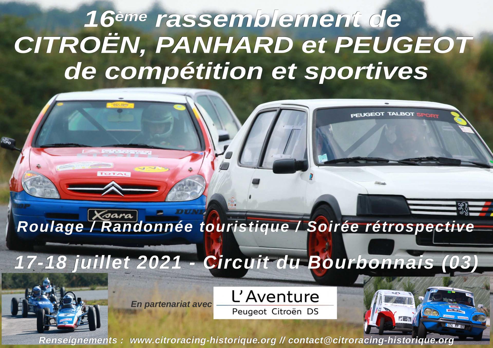 Affiche citroracing historique 2021