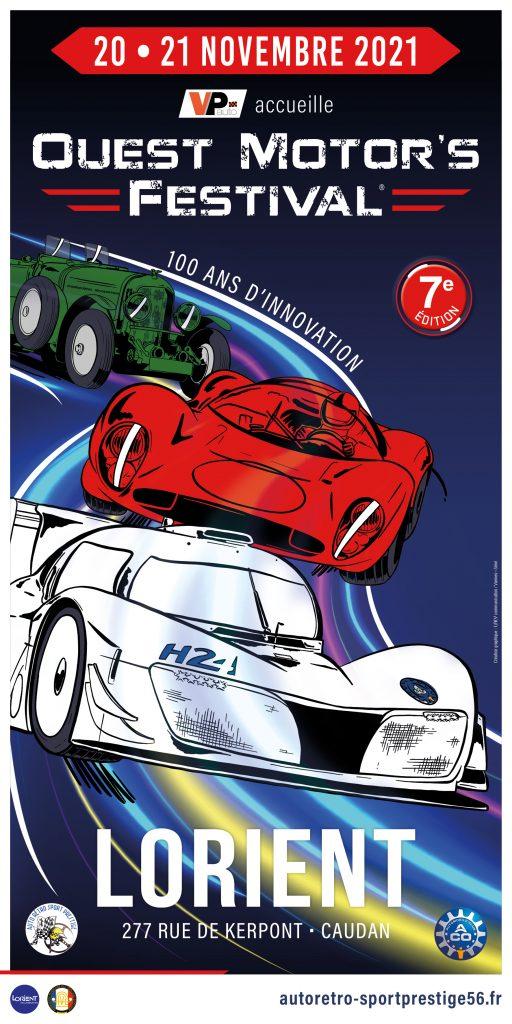 Affiche ouest motor festival 2021