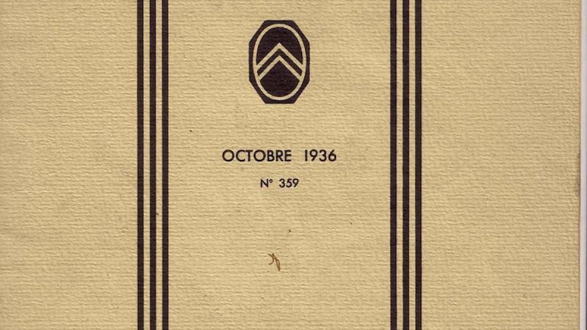 1936 Catalogue d'accessoires pour Citroën